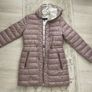 Dusty rose/ light purple puffer jacket
